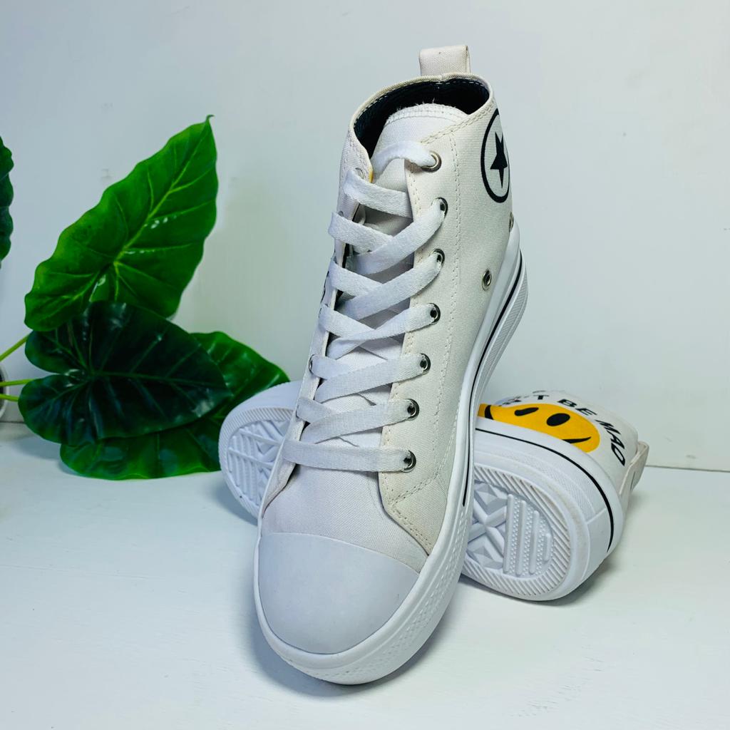 Tenis Corte Alto Ref. Blanco