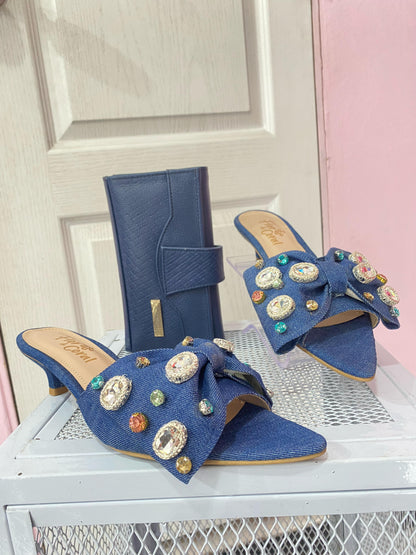 Tacón Ref. moño Murano jeans