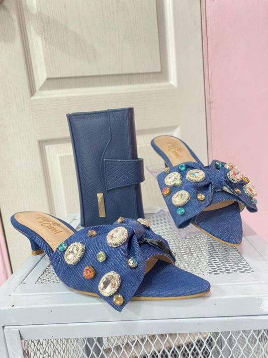 Tacón Ref. moño Murano jeans