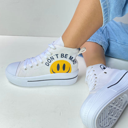Tenis Corte Alto Ref. Blanco